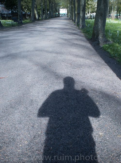 Shadow selfie @ city cemitery